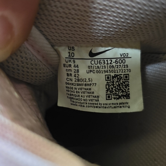 The Nike Air Force 1 Low Rose Pink Men's 10 Pink White Red - Picture 10 of 10